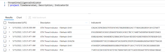 In the playbook for puling indicators from GitHub we have the following parameter: “targetProduct” that should be “Azure Sentinel”. Yes, Azure and not Microsoft Sentinel. By setting this parameter, we configure the playbook to ingest logs into Sentinel Log Analytics Workspace and so we will be able to process the ingested indicators later. In Logs under Microsoft Sentinel a new table is created “ThreatIntelligenceIndicator”.