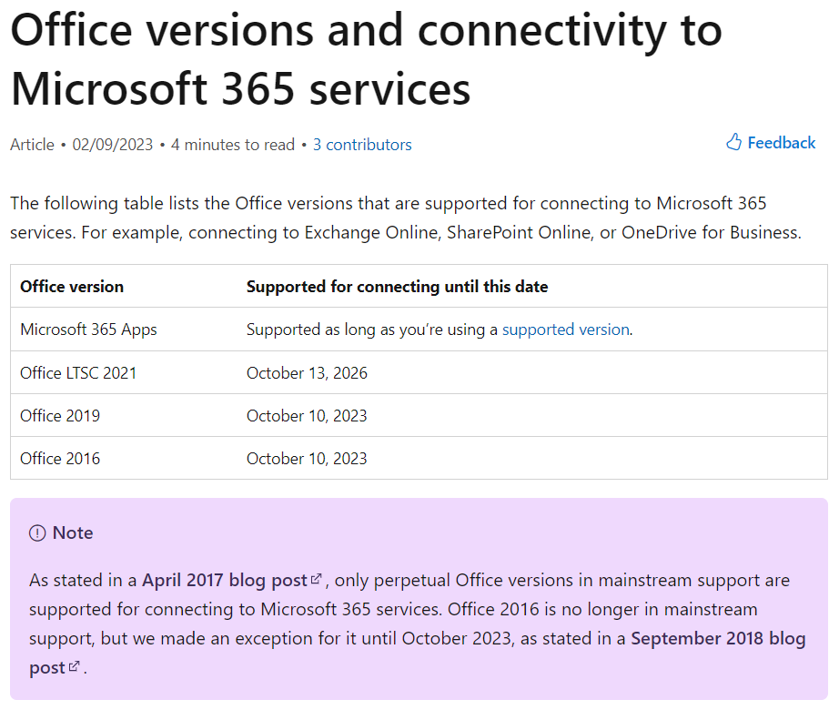 Limited connectivity to Microsoft 365 services